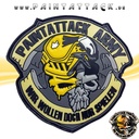 Paintattack Paintball 3D Rubberpatch Rot – Bild 2