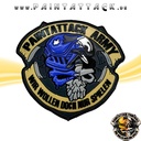 Paintattack Paintball 3D Rubberpatch Blau – Bild 8