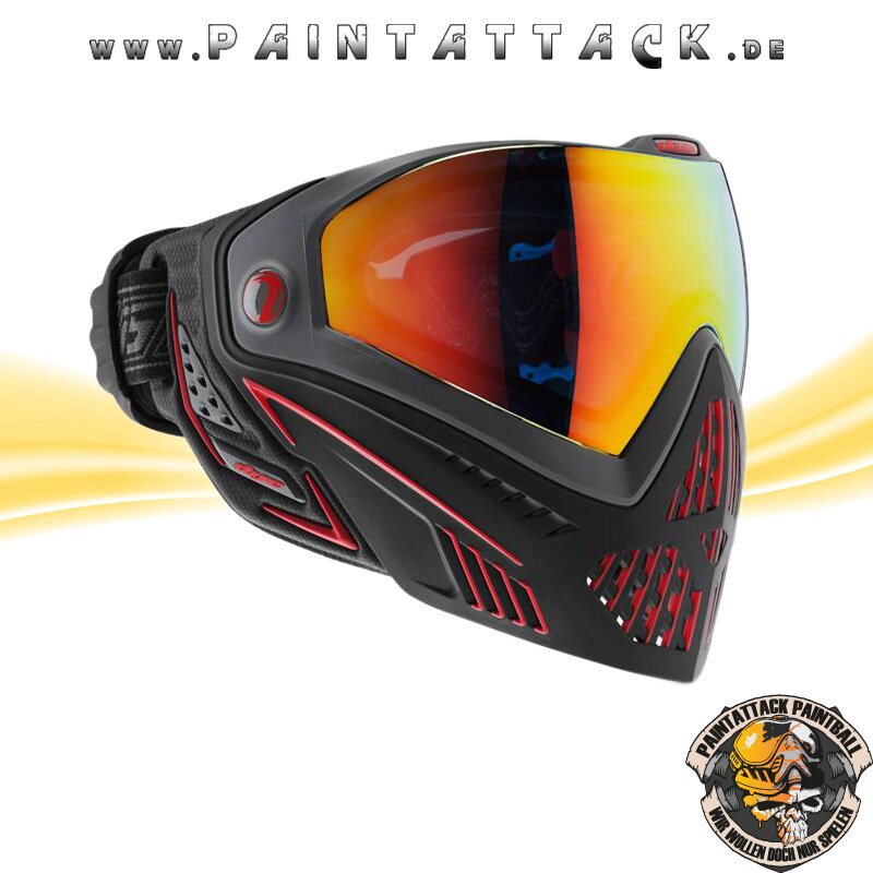 Paintball Maske DYE I5 Onyx schwarz gold 2.0 – Bild 4