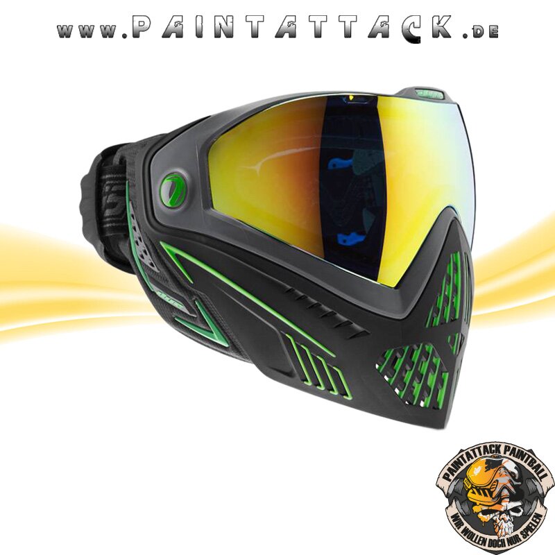 Paintball Maske DYE I5 Storm schwarz blau 2.0 – Bild 7