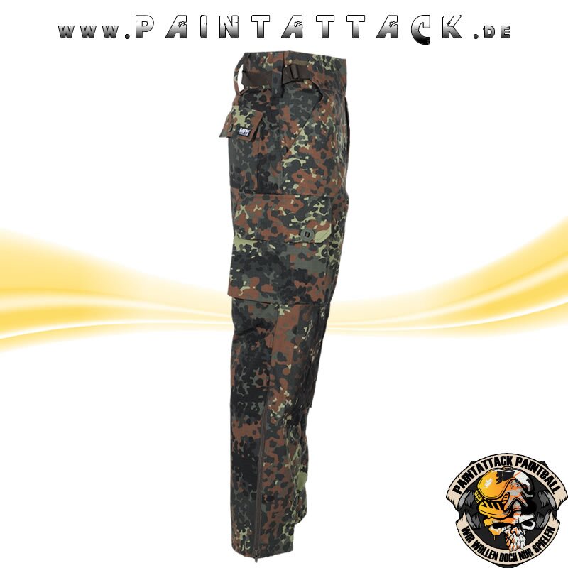 Kommandohose Smock-Attack  Hose für Paintball und Airsoft - Flecktarn M – Bild 3