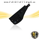 NXe Extraktion Universal Holster / Gürtelholster Paintball Harness - Auch für Molle Systeme - für Links- und Rechtshänder geeignet - SCHWARZ – Bild 3