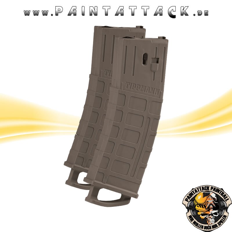 Tippmann TMC  Elite Air Stock Edition MagFed Paintball Markierer Dark Earth – Bild 4