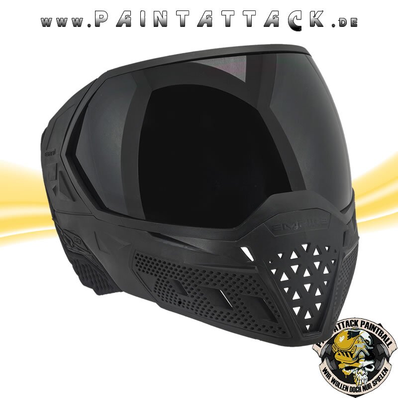 Empire EVS Paintball Maske schwarz mit 2 Gläsern Ninja & Klar – Bild 3