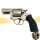 Schreckschuss Revolver ME 38 Compact 380 - 9 mm R Knall Nickel – Bild 2