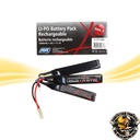 ASG Airsoft LiPo Akku 11,1V 1300mAh 25C Triple Stick Tamiya – Bild 2