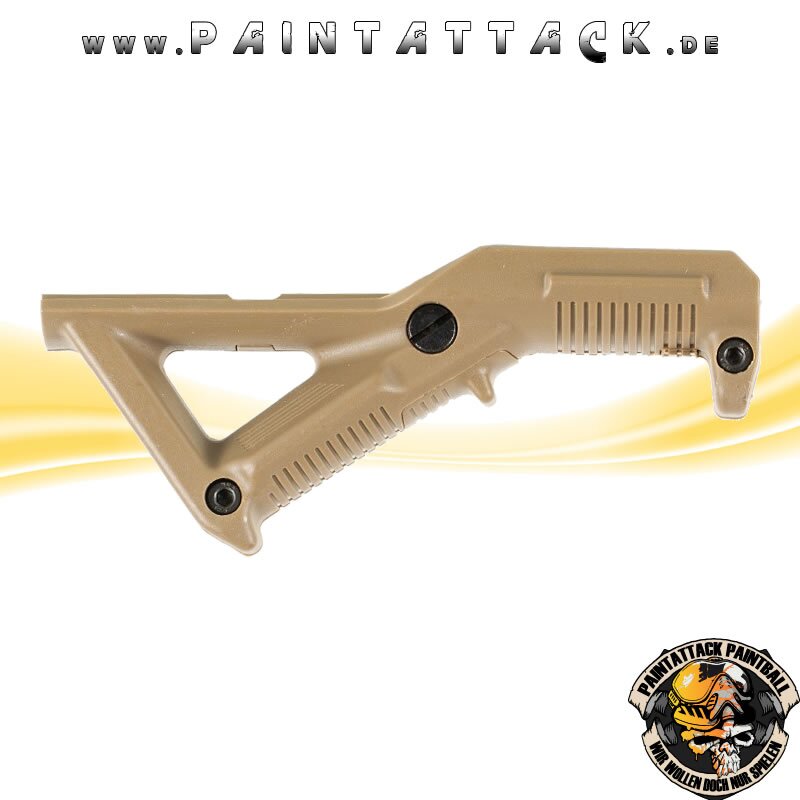 Abgewinkelter Frontgriff 45 Grad für 20mm Schiene Tan – Bild 2