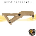Abgewinkelter Frontgriff 45 Grad für 20mm Schiene Tan – Bild 2