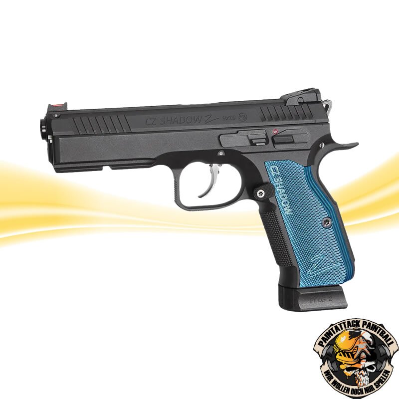 CZ Shadow 2 ACZ Shadow 2 ASG Airsoft Pistole CO2 GBB  Schwarz - Blau – Bild 2