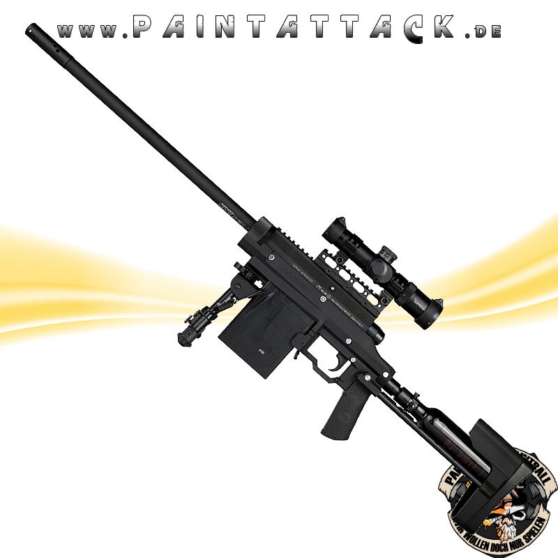Carmatech SAR-12 SUPREME Paintball Sniper Scharfschützengewehr Magfed (Gen. 4) – Bild 3