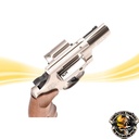 Colt Detective Special 9mm Gas und Signal-Revolver Nickel-Finish, Holzgriffschalen – Bild 4
