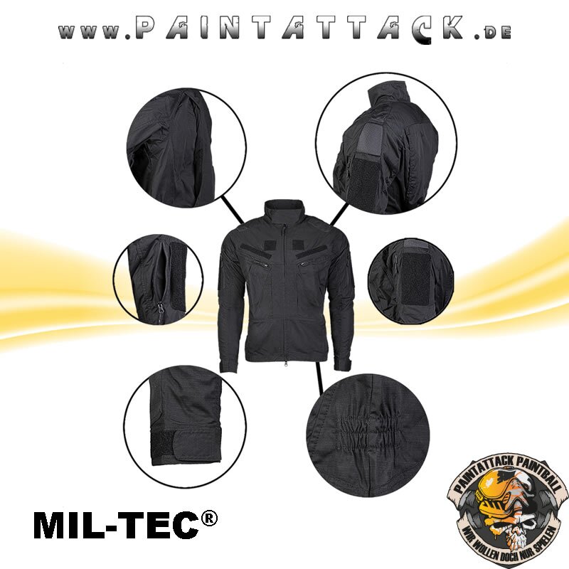 Einsatzjacke Combat Jacket Chimera schwarz – Bild 2