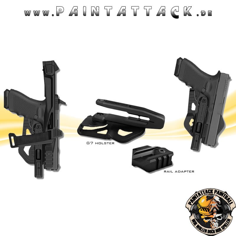 Glock Bodykit Recover 20/21 Stabilizer Komplettkit inkl. Holster für 10 mm / .45 ACP, Tan, Kompatibilität C – Bild 3