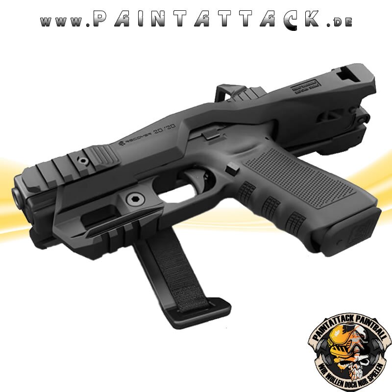 Glock Bodykit Recover 20/21 Stabilizer Komplettkit inkl. Holster für 10 mm / .45 ACP, Tan, Kompatibilität C – Bild 4