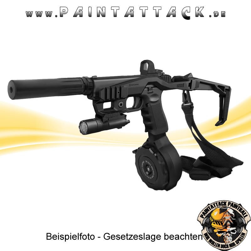 Glock Bodykit Recover 20/21 Stabilizer Komplettkit inkl. Holster für 10 mm / .45 ACP, Tan, Kompatibilität C – Bild 5