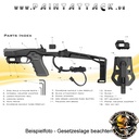 Glock Bodykit Recover 20/21 Stabilizer Komplettkit inkl. Holster für 10 mm / .45 ACP, Tan, Kompatibilität C – Bild 6