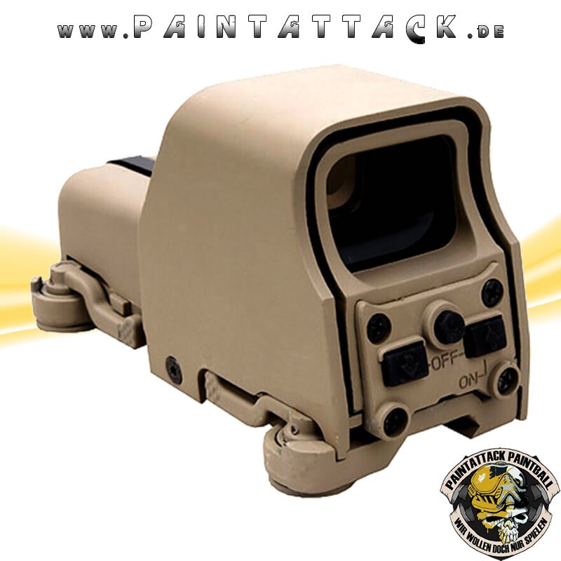 Holosight Red Green Dot Sight Visier 533 Style QD Mount mit Schnellverschluss Tan – Bild 2