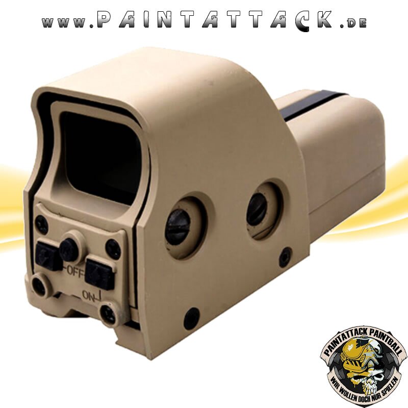 Holosight Red Green Dot Sight Visier 533 Style QD Mount mit Schnellverschluss Tan – Bild 3