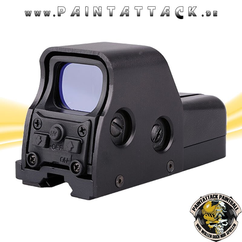 Holosight Red Green Dot Sight Visier 533 Style QD Mount mit Schnellverschluss schwarz – Bild 2