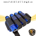 Paintball Battlepack 4 Pot Valken Alpha blau black/blue – Bild 3