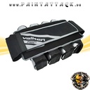 Paintball Battlepack 4 Pot Valken Alpha schwarz black/grey – Bild 2