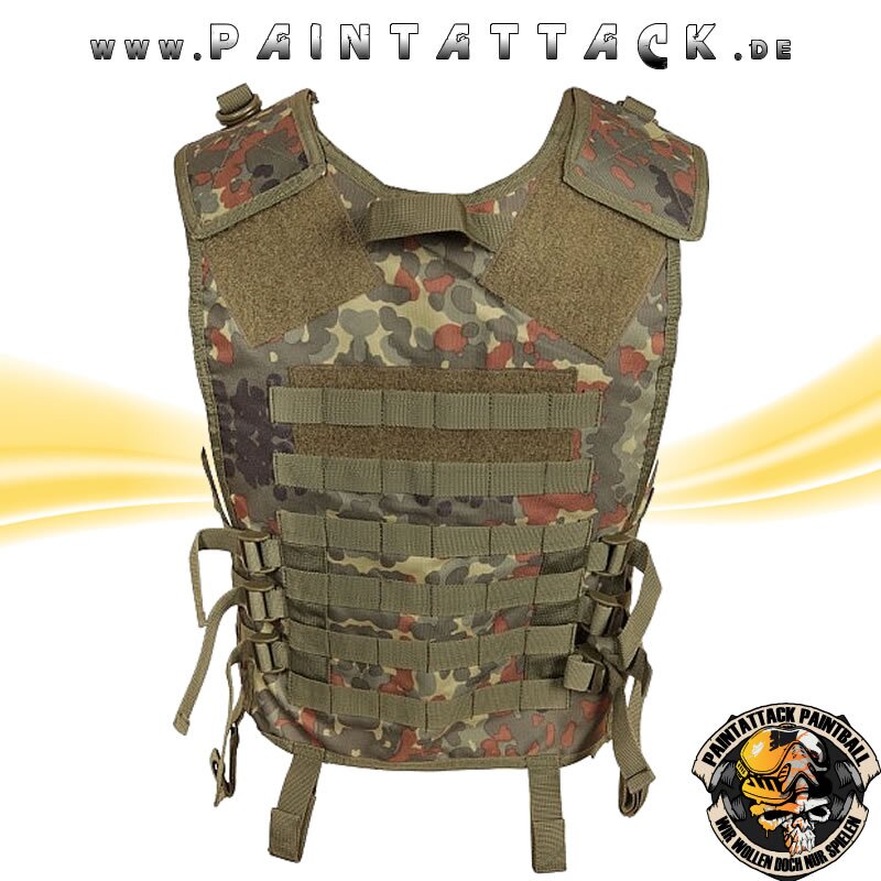 Paintball Molle Weste Tango pt-field Flecktarn – Bild 2