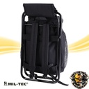 Paintball Rucksack mit Sitz - Jagd Wander Angel Ansitzrucksack schwarz – Bild 2