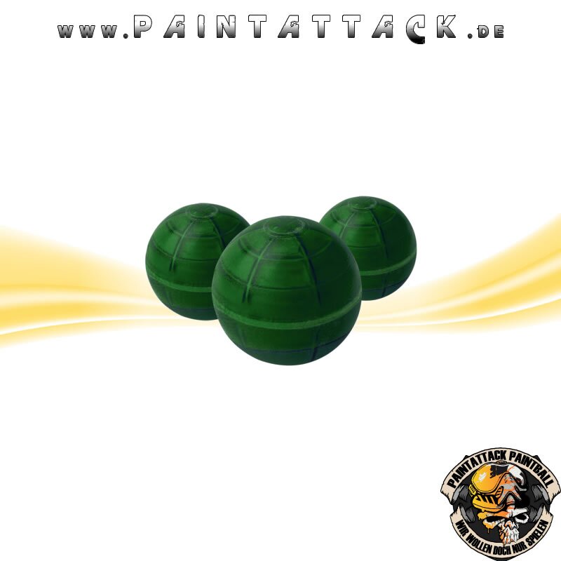 Paintballs Cal. 43 mit Hartschale T4E Sport MAB 43 Markingballs 500 Stück grün – Bild 2
