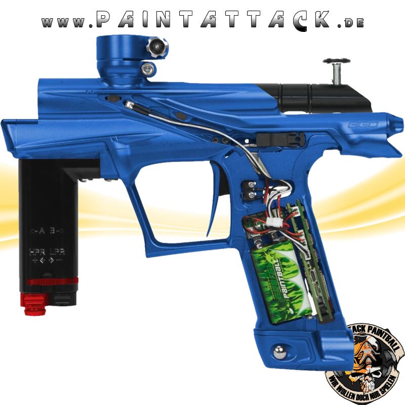 Planet Eclipse EGO LV2 Havoc grau / lila Paintball Markierer – Bild 7