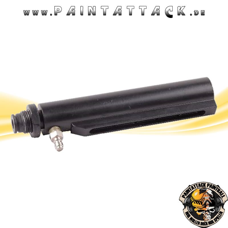 RAP4 M4 Schulterstützen Cover schwarz mit Air Thru Stock Adapter – Bild 3