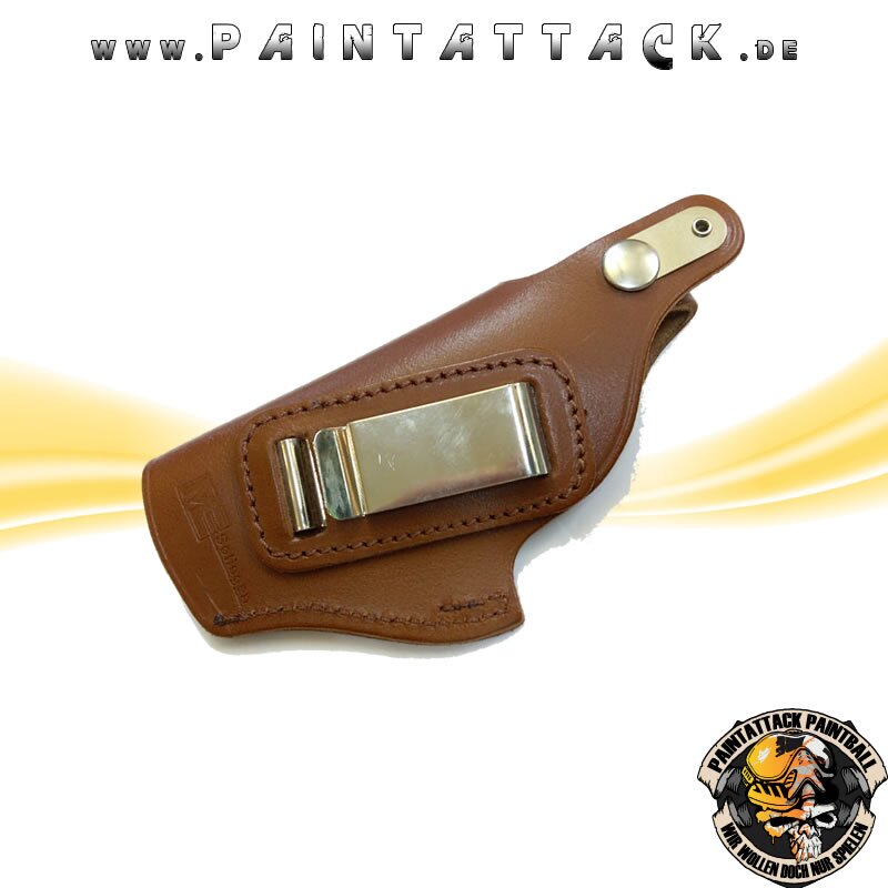 Revolver Holster Solingen Leder Braun Rechts – Bild 2