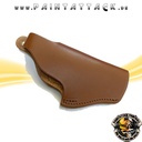 Revolver Holster Solingen Leder Braun Rechts – Bild 3