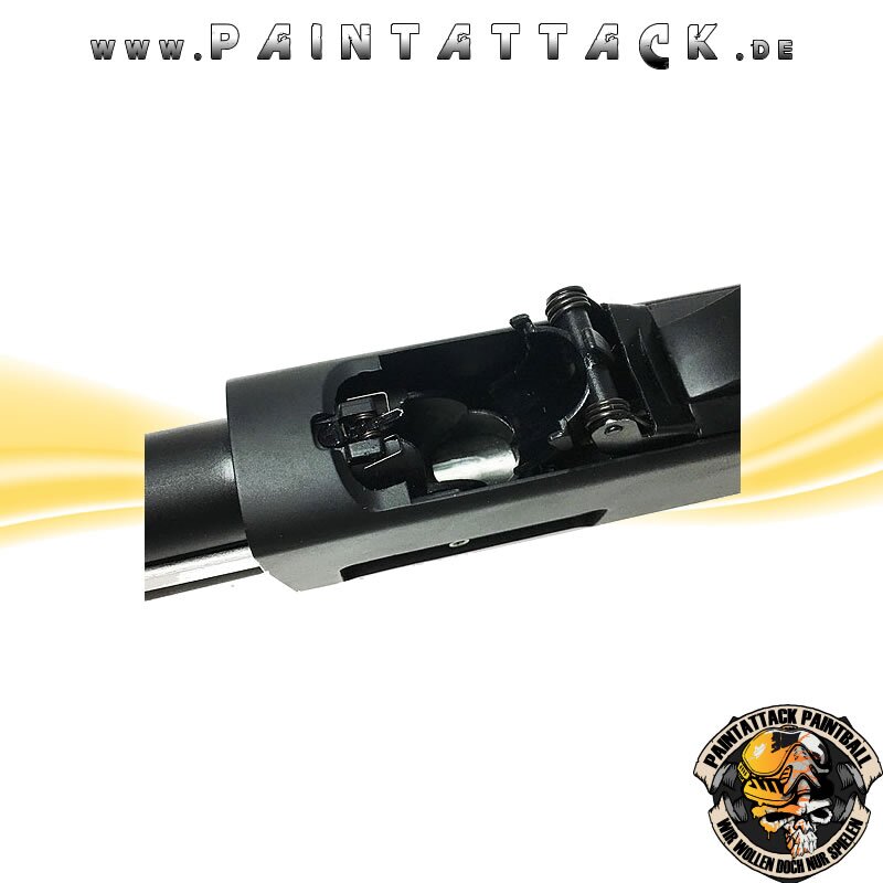 SG68 Paintball Shotgun mit 18 Zoll Lauf und extended Mag cal. 0.68 – Bild 8