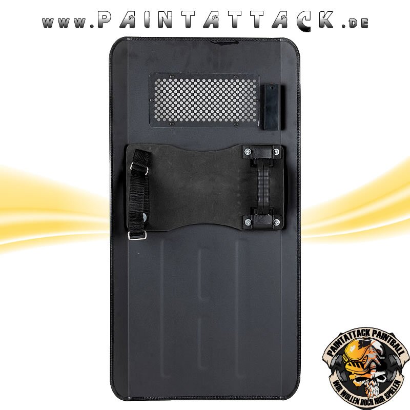 Schutzschild für Paintball & Airsoft - Protection Shield Pro V2 mit Flashlight – Bild 3