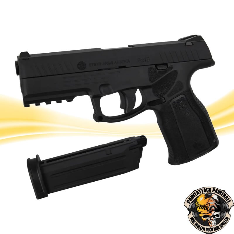 Steyr L9-A2 Airsoft Pistole  – CO2 Blow-Back 6 mm BB schwarz von ASG – Bild 4
