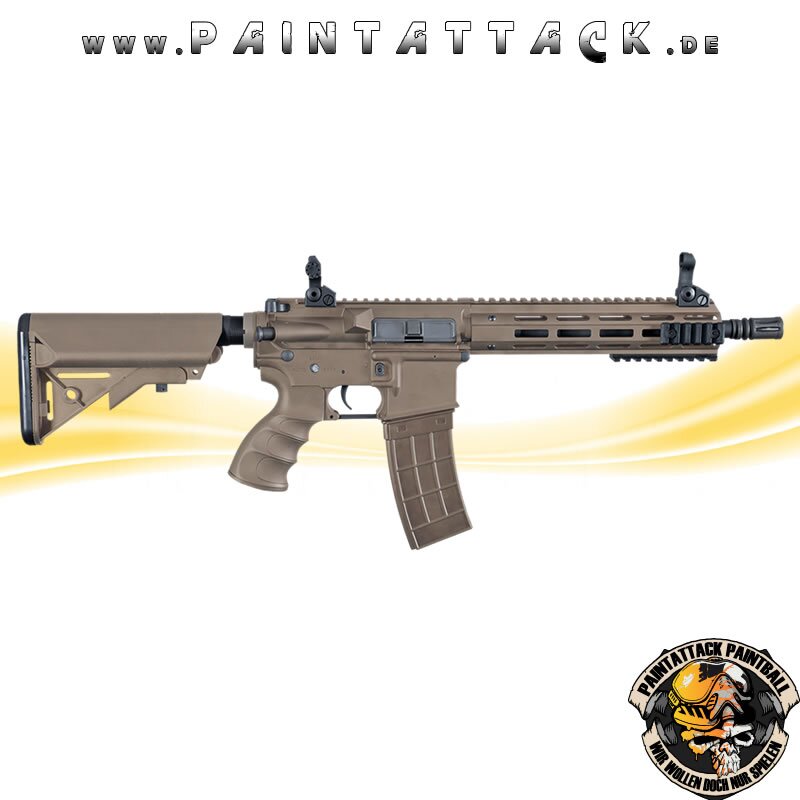 Tippmann Recon AEG CQB 9,5 Zoll mit M-Lok Shroud 6mm BB Airsoft Gewehr TAN – Bild 2