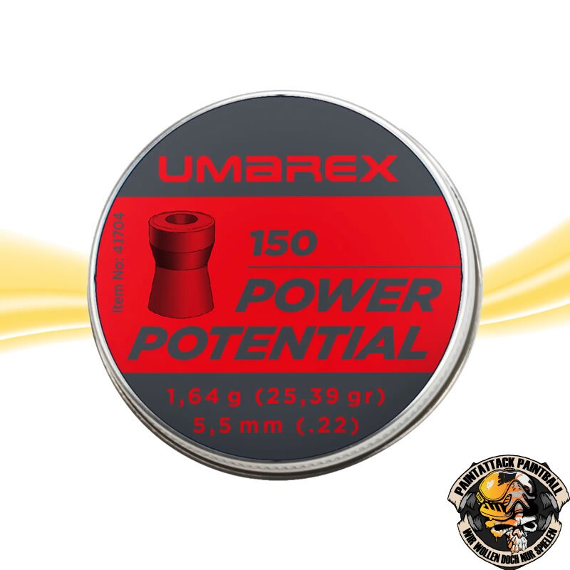 Umarex Power Potential Hohlspitz Diabolos 5,5 mm  1,64g 150 Stck. – Bild 2