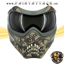 VForce Grill Paintball Maske SE Woodlands Camo mit Smoke Thermal Glas – Bild 2
