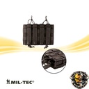 Magazintasche flexibel für zwei Magazine mit Molle Halterung - Open Top Flex Double schwarz