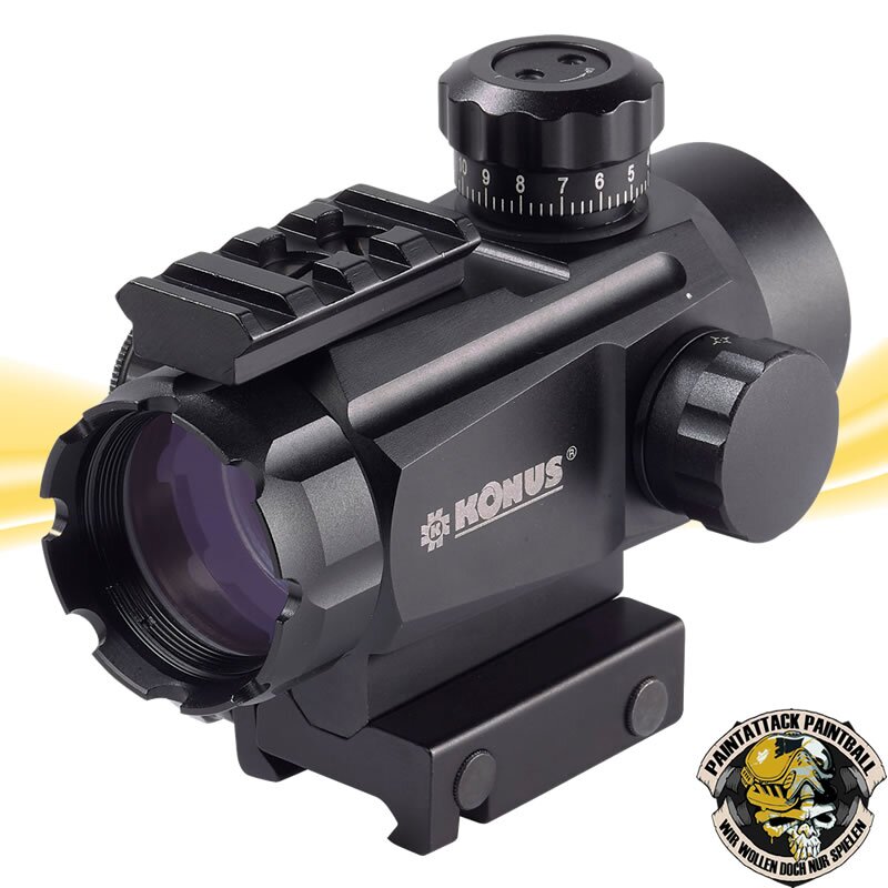 Konus Konusight Red Dot Visier KON7378  Zieleinrichtung für Weaver Rails