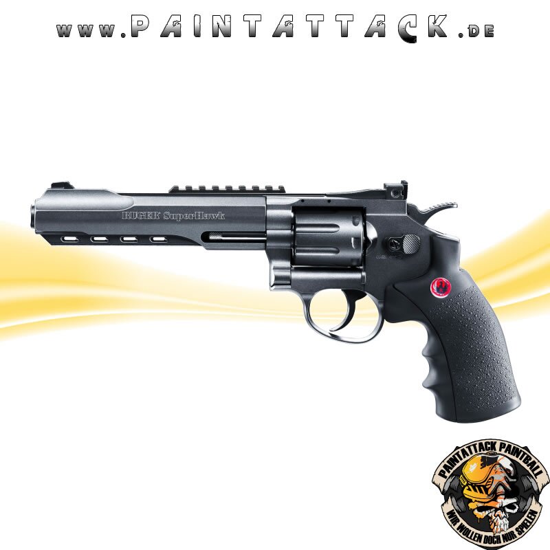 Ruger SuperHawk 6" Airsoft Revolver 6 mm BB - Schwarz