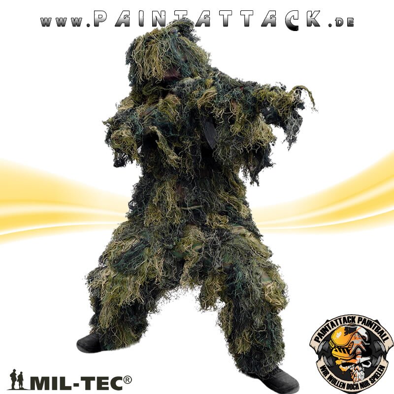 Ghillie Suit Anti Fire PRO Sniper Tarnanzug für Scharfschützen M / L