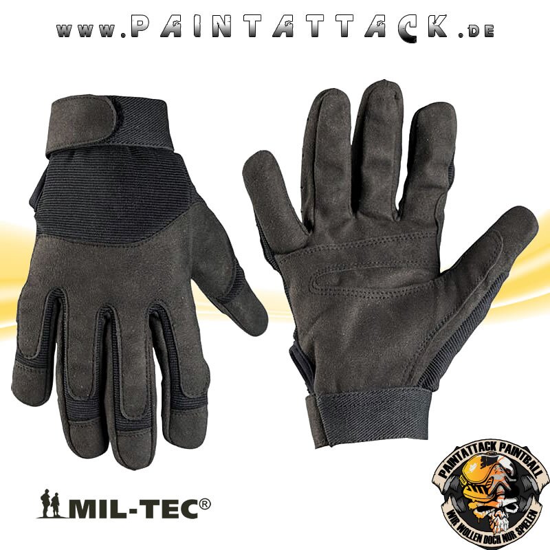 Paintball Handschuhe tactical Army Gloves Schwarz M