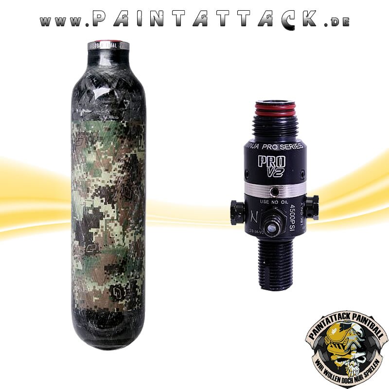 0,25l 300bar Armotech HP System mit Marken-Regulator Field Reg 300bar
