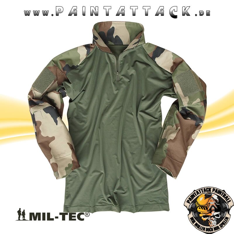 Tactical Paintball Hemd Warrior CCE Woodland Camo XL