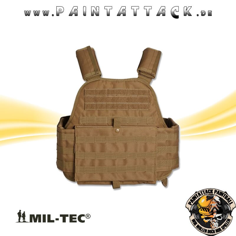 Plate Carrier Weste coyote Molle