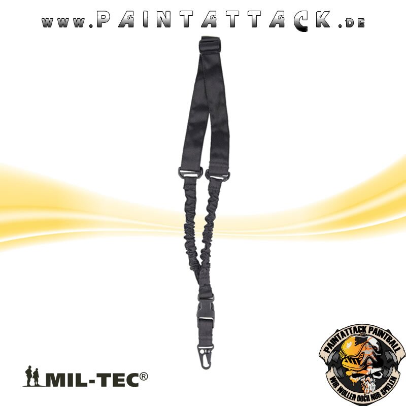 Basic Tragegurt mit Bungee 1-Point Schwarz