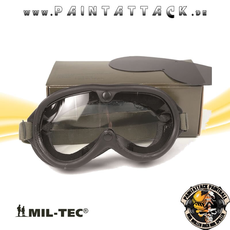 US Staubschutzbrille M44 mit 2 Gläsern - Klar & Getönt