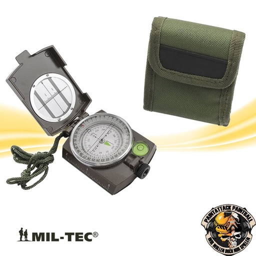 [6850] ARMEKOMPASS METALL mit Etui