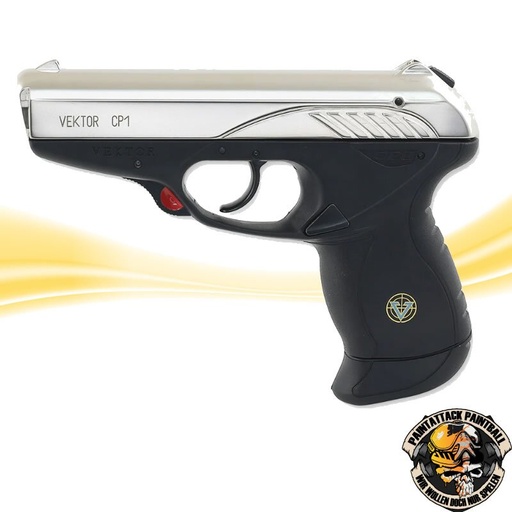 [6818] Röhm Vektor CP1 vernickelt 9 mm P A K Schreckschusspistole